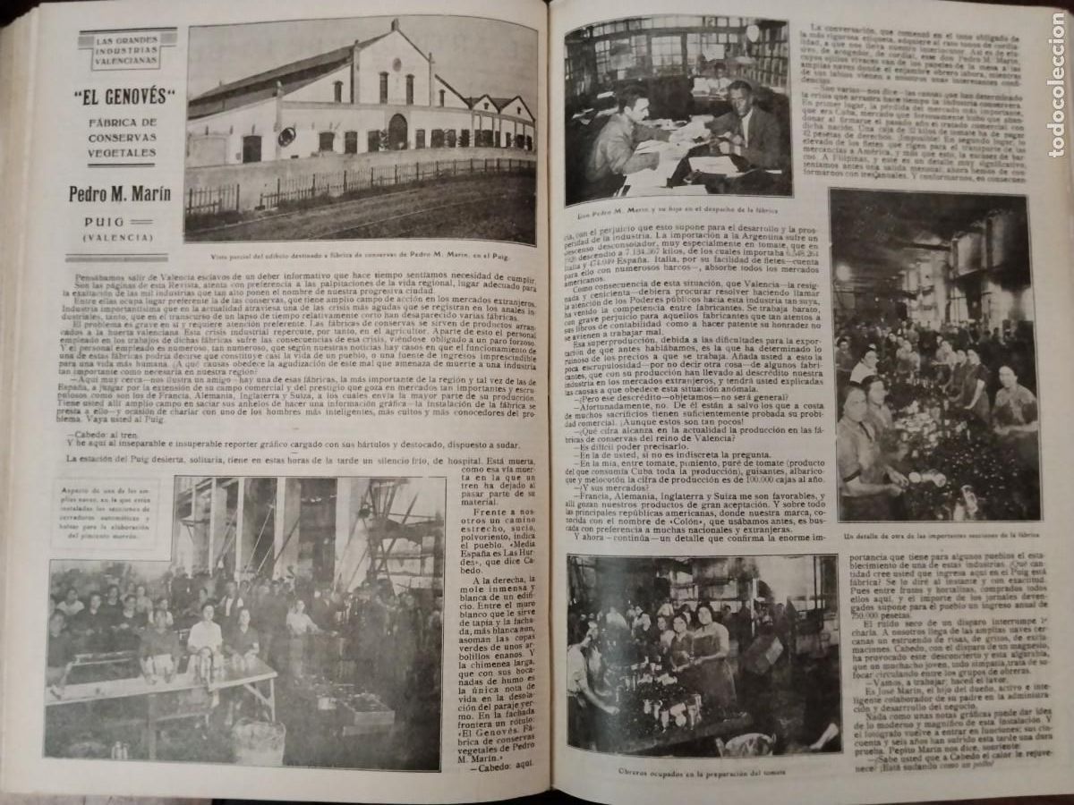 Coleccionismo de revistas y peri&oacute;dicos: MORELLA VIRGEN DE VALLVIVONA / GODELLA VIRGEN DEL ROSARIO HOJA REVISTA A&Ntilde;O 1928