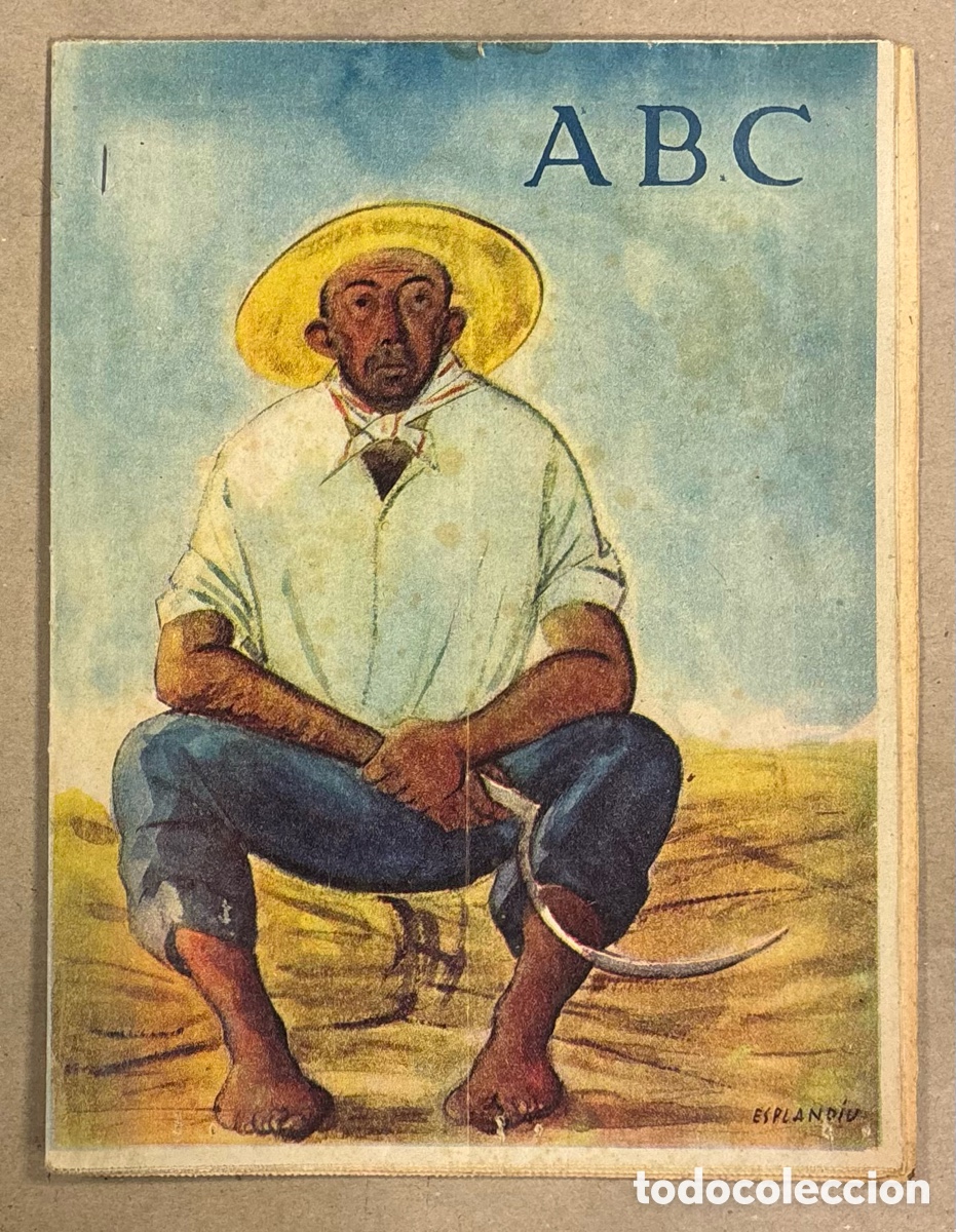 Coleccionismo de revistas y peri&oacute;dicos: ABC (3 DE AGOSTO DE 1959). &ldquo;SEGADOR&rdquo; ESPLANDIU, INAUGURACI&Oacute;N F&Aacute;BRICA VICHY CATAL&Aacute;N,&hellip;