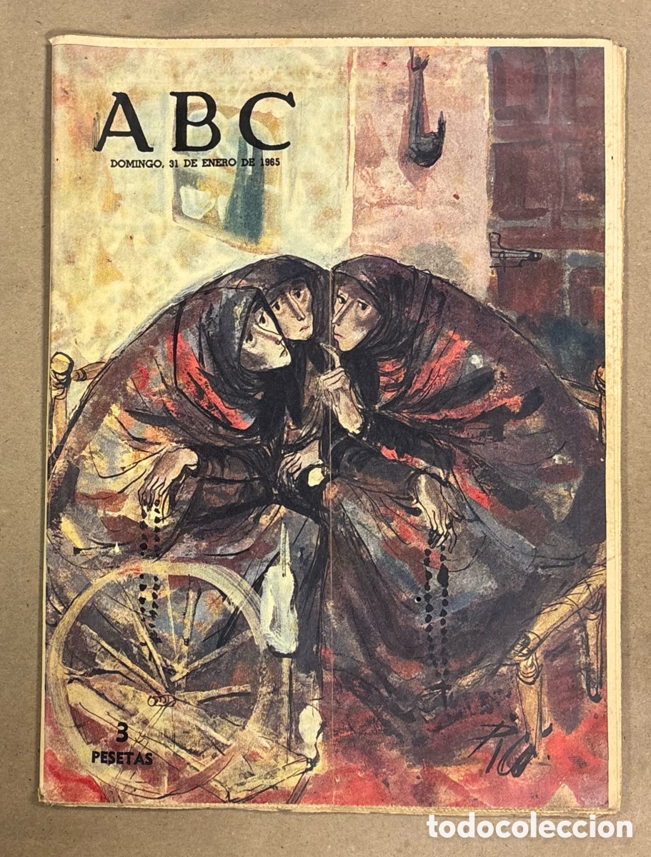 Coleccionismo de revistas y peri&oacute;dicos: ABC (31 DE ENERO DE 1965). RICO, GANIVET, ESPA&Ntilde;A GANA A HOLANDA BALONCESTO,&hellip;