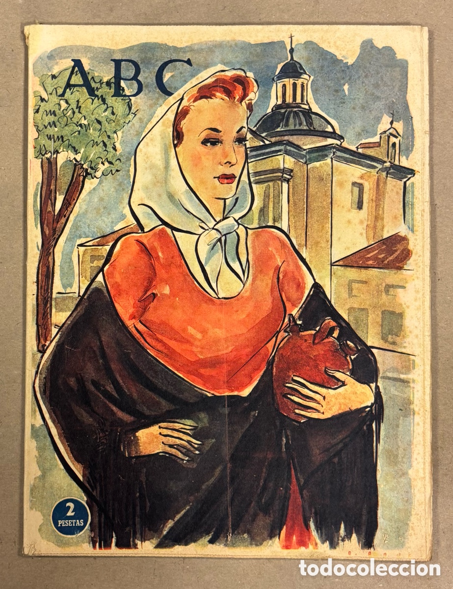 Coleccionismo de revistas y peri&oacute;dicos: ABC (4 JUNIO 1958). EL REJONEO EN PORTUGAL, FARO CABO VILLANO COSTA CANT&Aacute;BRICO ATL&Aacute;NTICA, DON FOG&Oacute;N