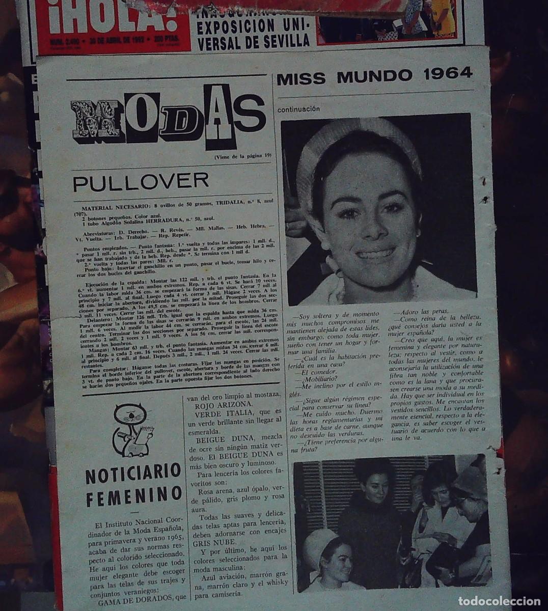 Coleccionismo de revistas y peri&oacute;dicos: miss mundo 1964 miss world