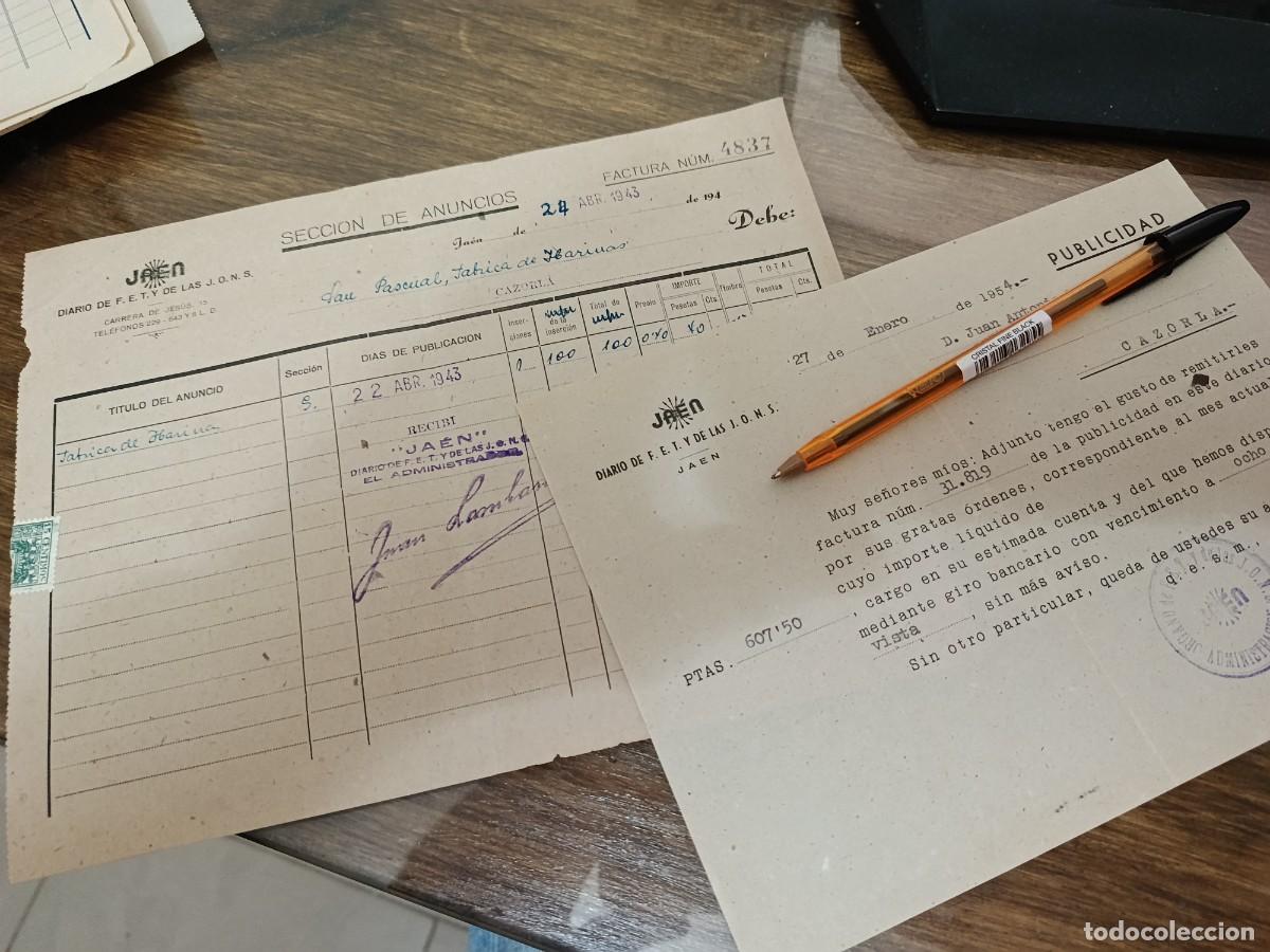 Coleccionismo de revistas y peri&oacute;dicos: DIARIO JAEN DIARIO DEL MOVIMIENTO 85 A&Ntilde;OS ANUNCIOS PUBLICIDAD.