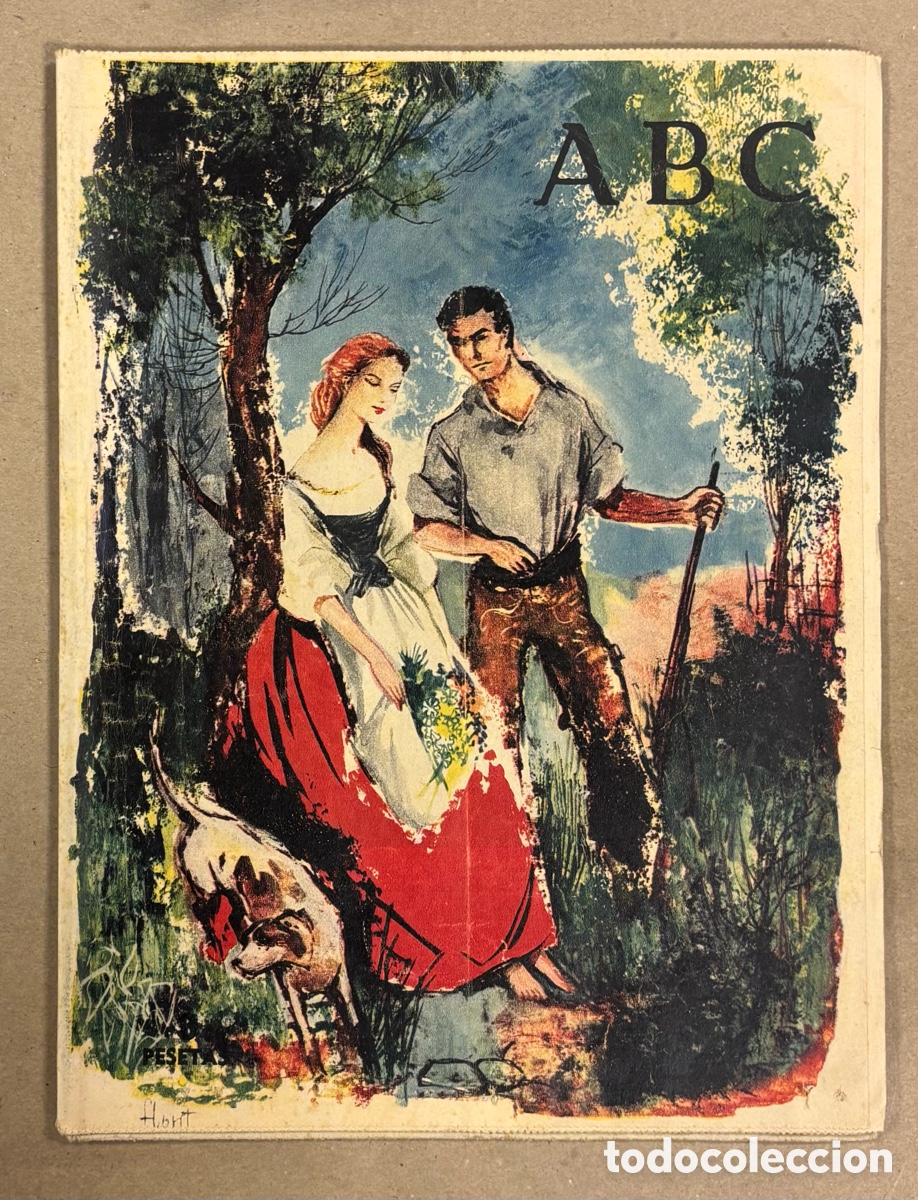 Coleccionismo de revistas y peri&oacute;dicos: ABC (9 SEPTIEMBRE 1961). REPORTAJE SOBRE CULLERA, FRANCO INAUGURA LA GRELA LA CORU&Ntilde;A, LA CARTUJ