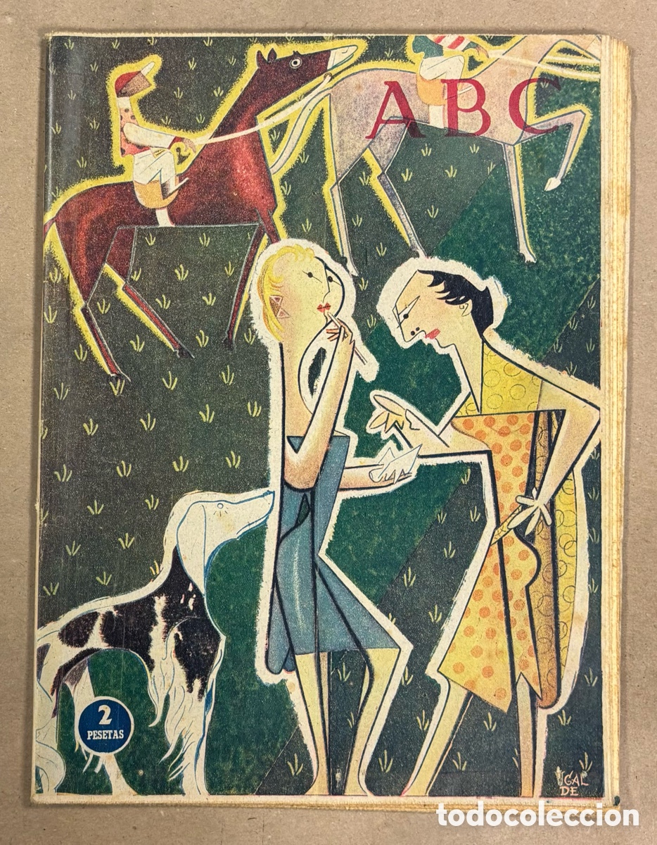 Coleccionismo de revistas y peri&oacute;dicos: ABC (18 ABRIL 1959). CANTALEJO SEGOVIA, ANTONIO GADES, MONASTERIO DE SAN SEBASTI&Aacute;N DE RIBAS DE SIL