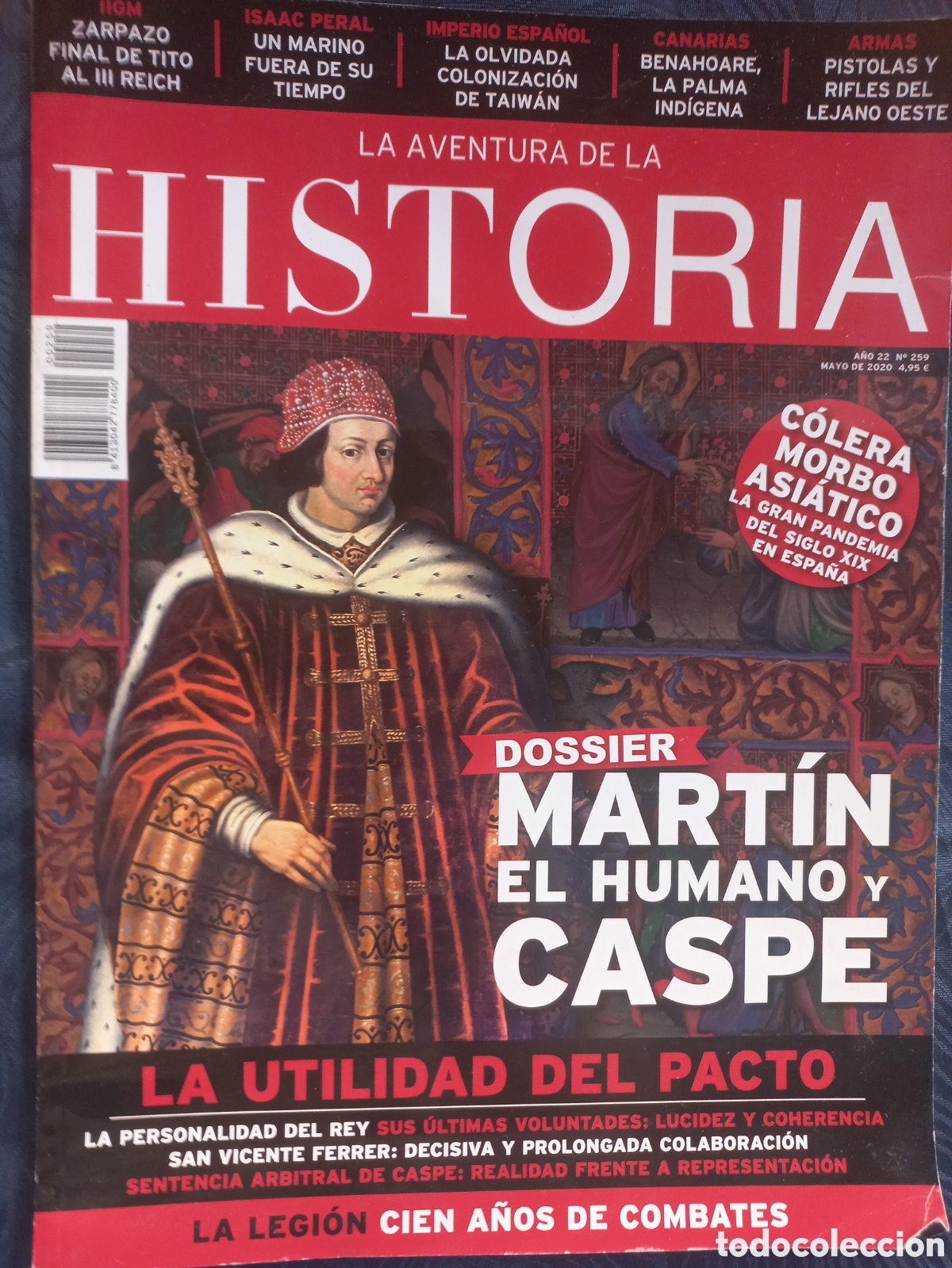 Coleccionismo de revistas y peri&oacute;dicos: LA AVENTURA DE LA HISTORIA N&deg;22. MARTIN EL HUMANO