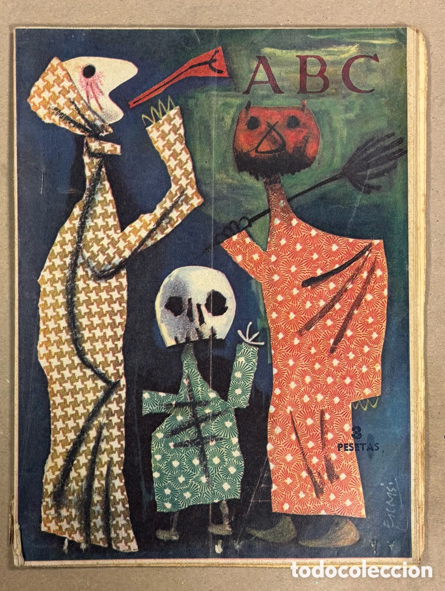 Coleccionismo de revistas y peri&oacute;dicos: ABC (11 DE FEBRERO DE 1961). REPOBLACI&Oacute;N FORESTAL EN CEUTA, OLAGARIO JUNYENT, ECLIPSE TOTAL DE SOL