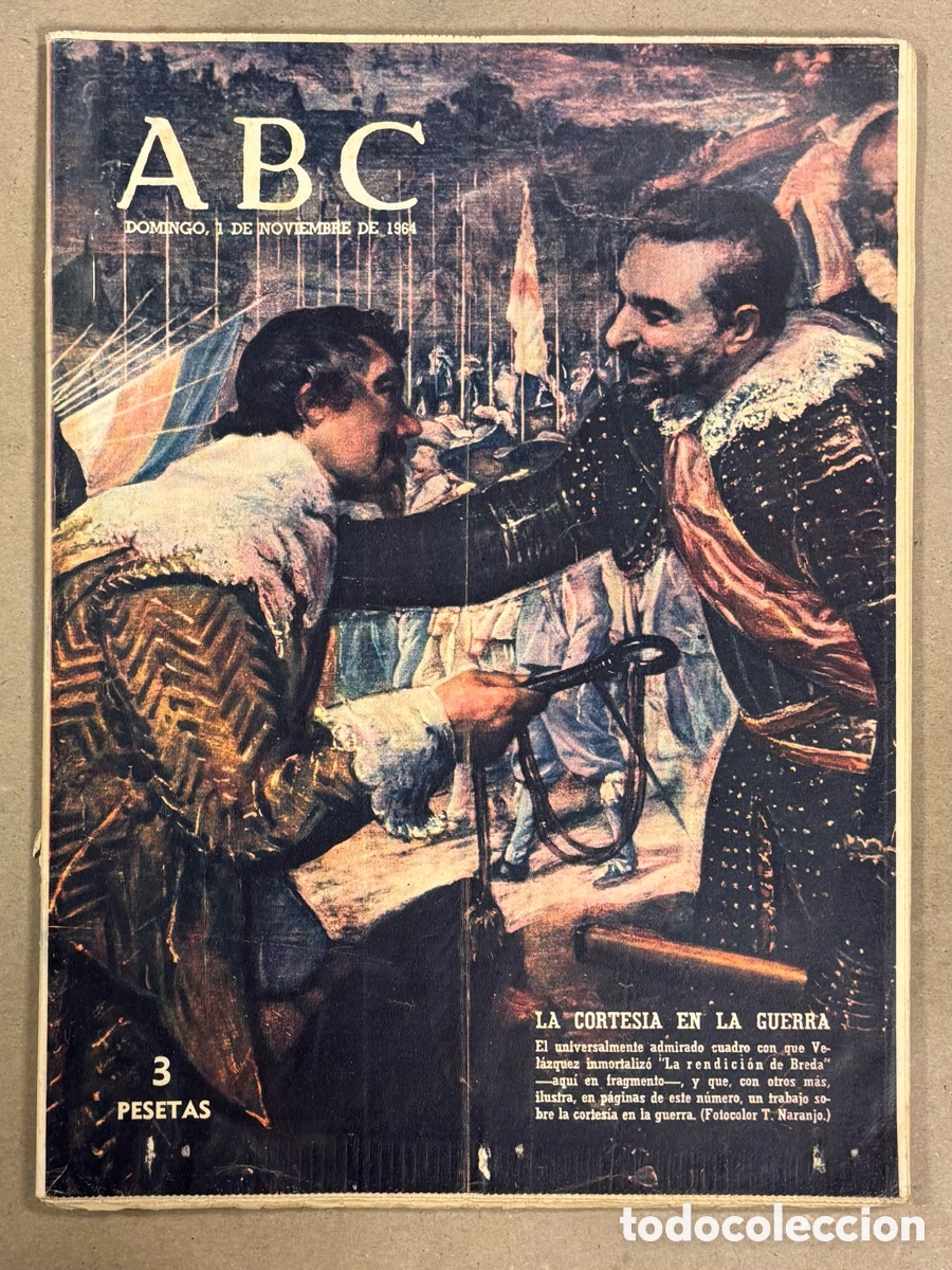 Coleccionismo de revistas y peri&oacute;dicos: ABC (1 NOVIEMBRE 1964). LA RENDICI&Oacute;N DE BREDA VEL&Aacute;ZQUEZ, ANTONIO MAURA Y PRUDENCIO ROVIRA,