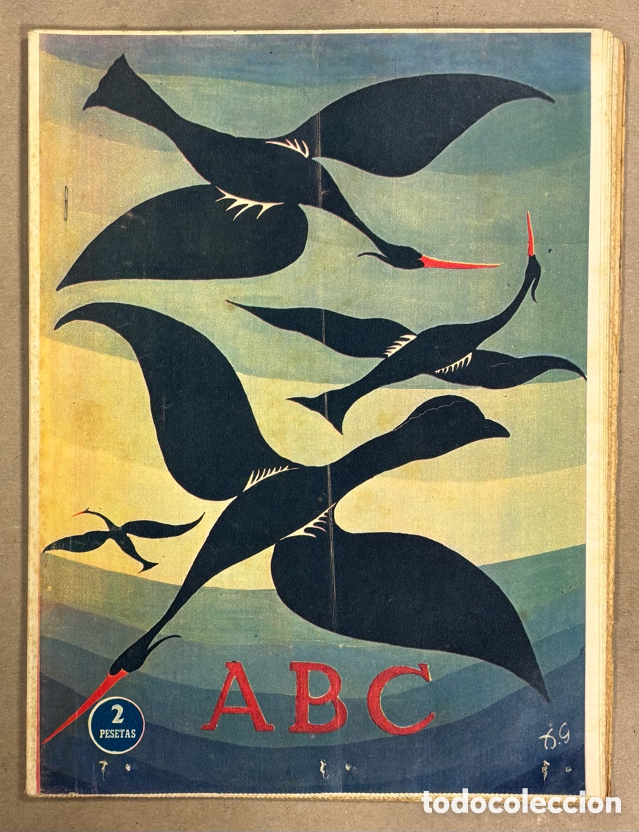 Coleccionismo de revistas y peri&oacute;dicos: ABC (8 NOVIEMBRE 1958). INAUGURACI&Oacute;N ESTABLECIMIENTOS &Aacute;LVAREZ, MONASTERIO DE CALABANZOS,..