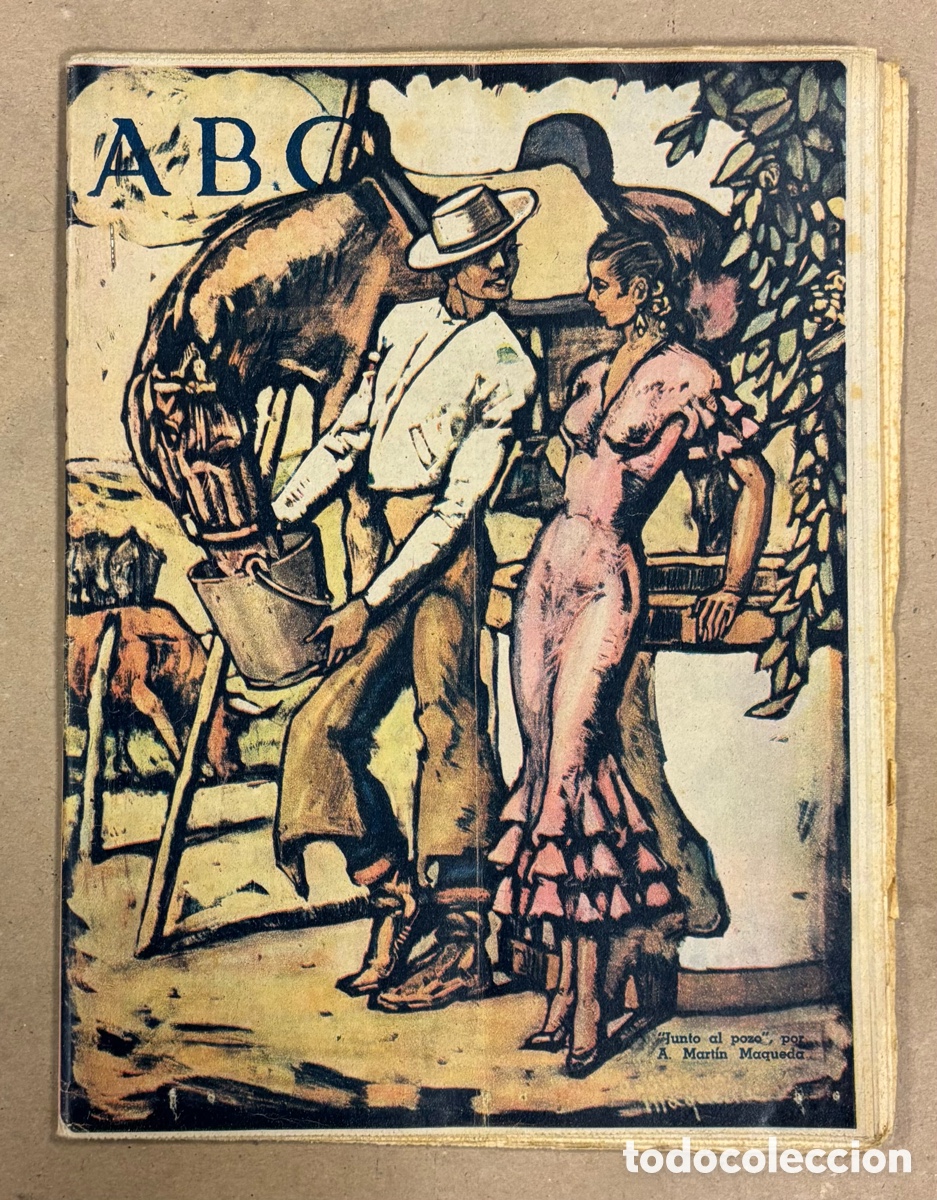 Coleccionismo de revistas y peri&oacute;dicos: ABC (4 JULIO 1959). &ldquo;JUNTO AL POZO&rdquo; A. MART&Iacute;N MAQUEDA, M&Aacute;LAGA VISTA POR EXTRANJEROS, NARCISO YEPES,,