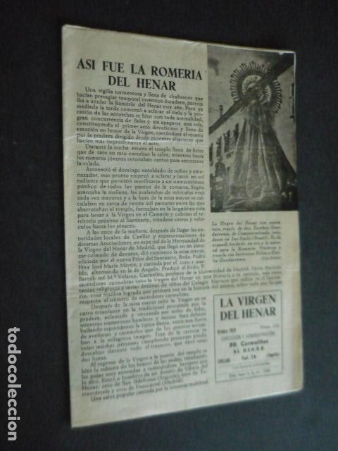 Collectionnisme de Revues et Journaux: CUELLAR SEGOVIA REVISTA LA VIRGEN DEL HENAR OCTUBRE 1959