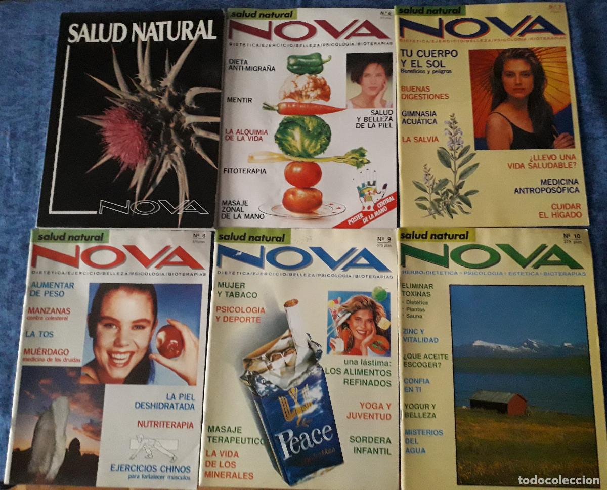 Sammeln von Zeitschriften und Zeitungen: LOTE 15 REVISTAS SALUD NATURAL NOVA DIETETICA EJERCICIO BELLEZA PSICOLOGIA BIOTERAPIAS 1988-1991 VER