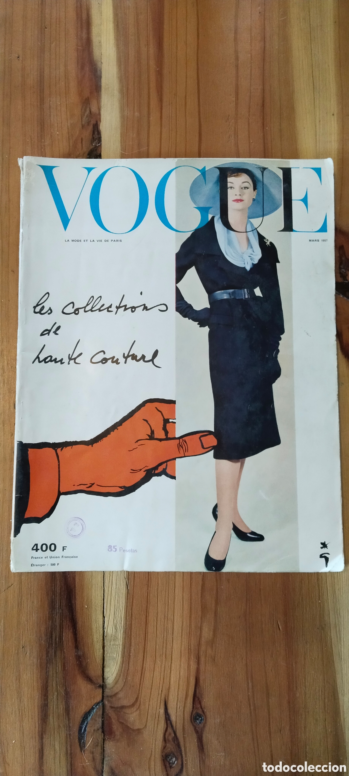 Colecionismo de Revistas e Jornais: REVISTA VOGUE FRANCIA marzo 1957