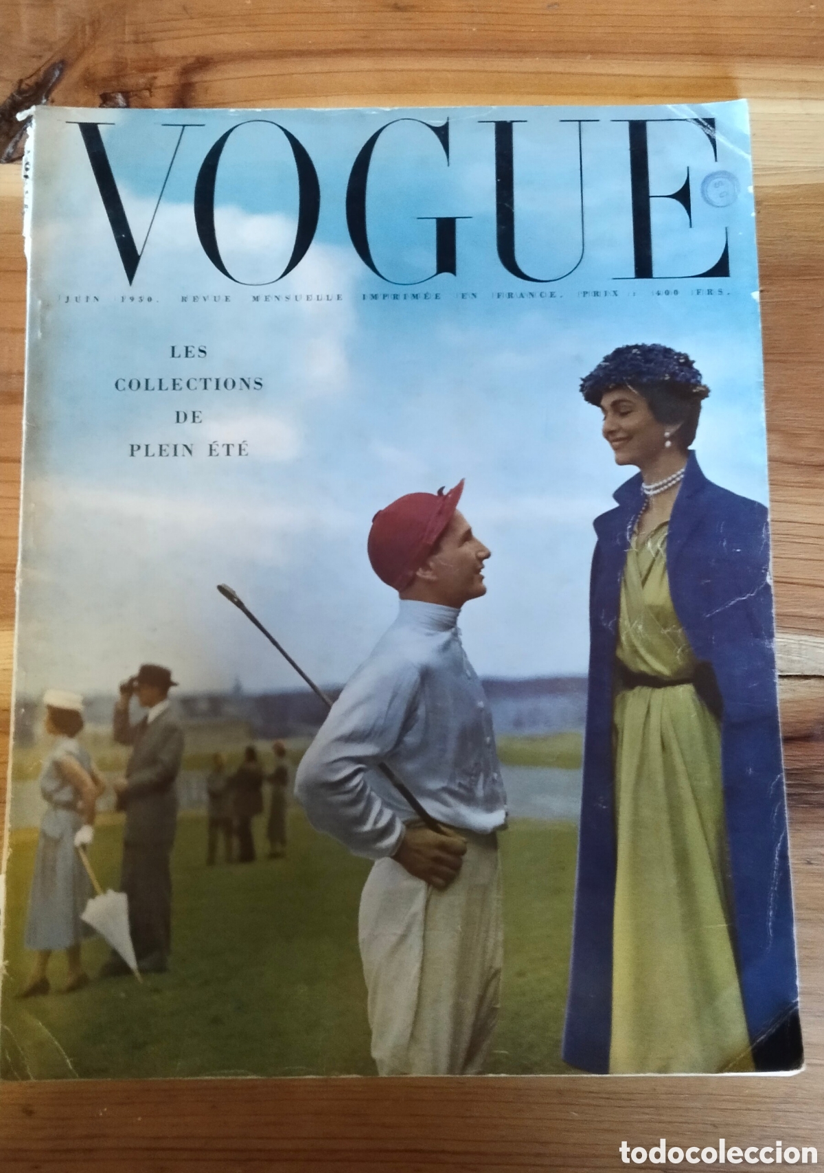Colecionismo de Revistas e Jornais: REVISTA VOGUE FRANCIA junio 1950