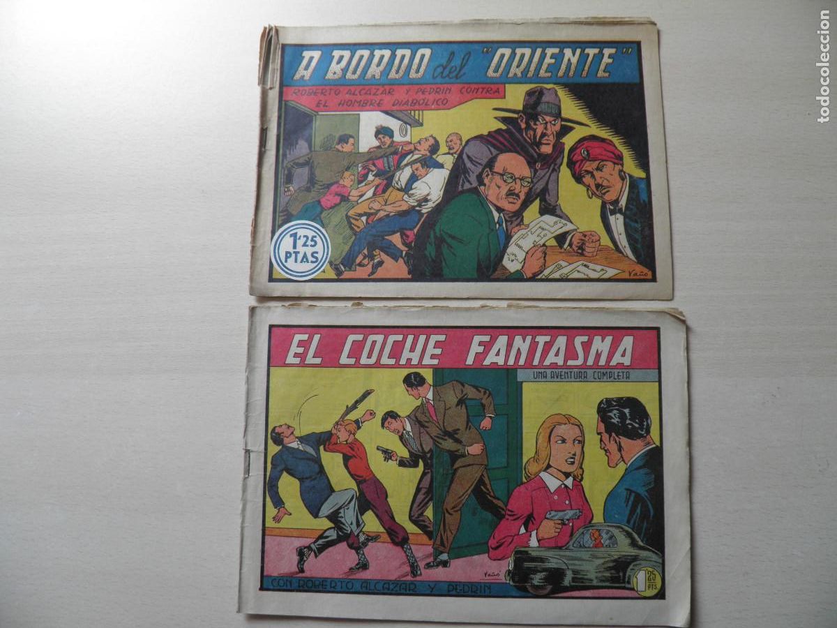 Colecionismo de Revistas e Jornais: 2 tebeos de roberto alcazar y pedrin.