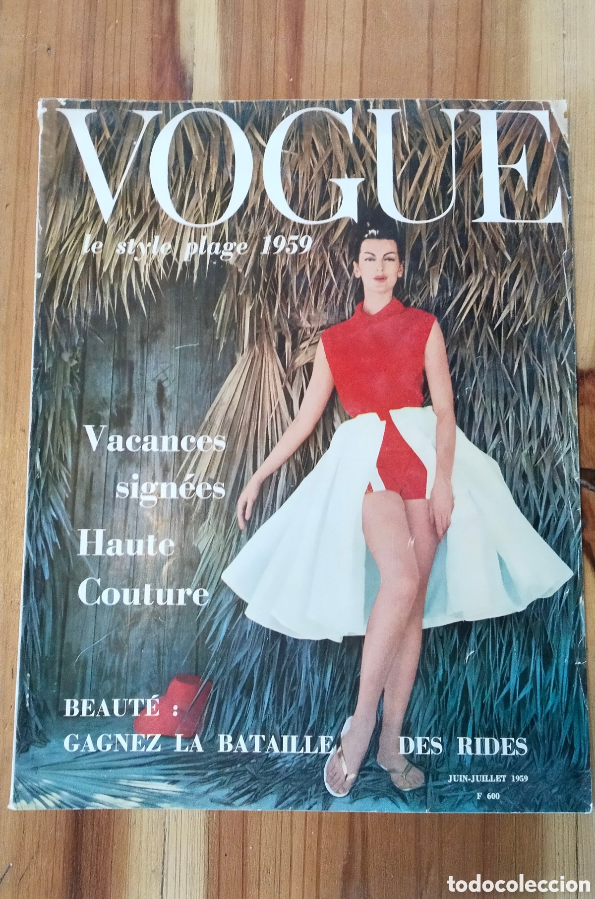 Colecionismo de Revistas e Jornais: REVISTA VOGUE FRANCIA junio julio 1959