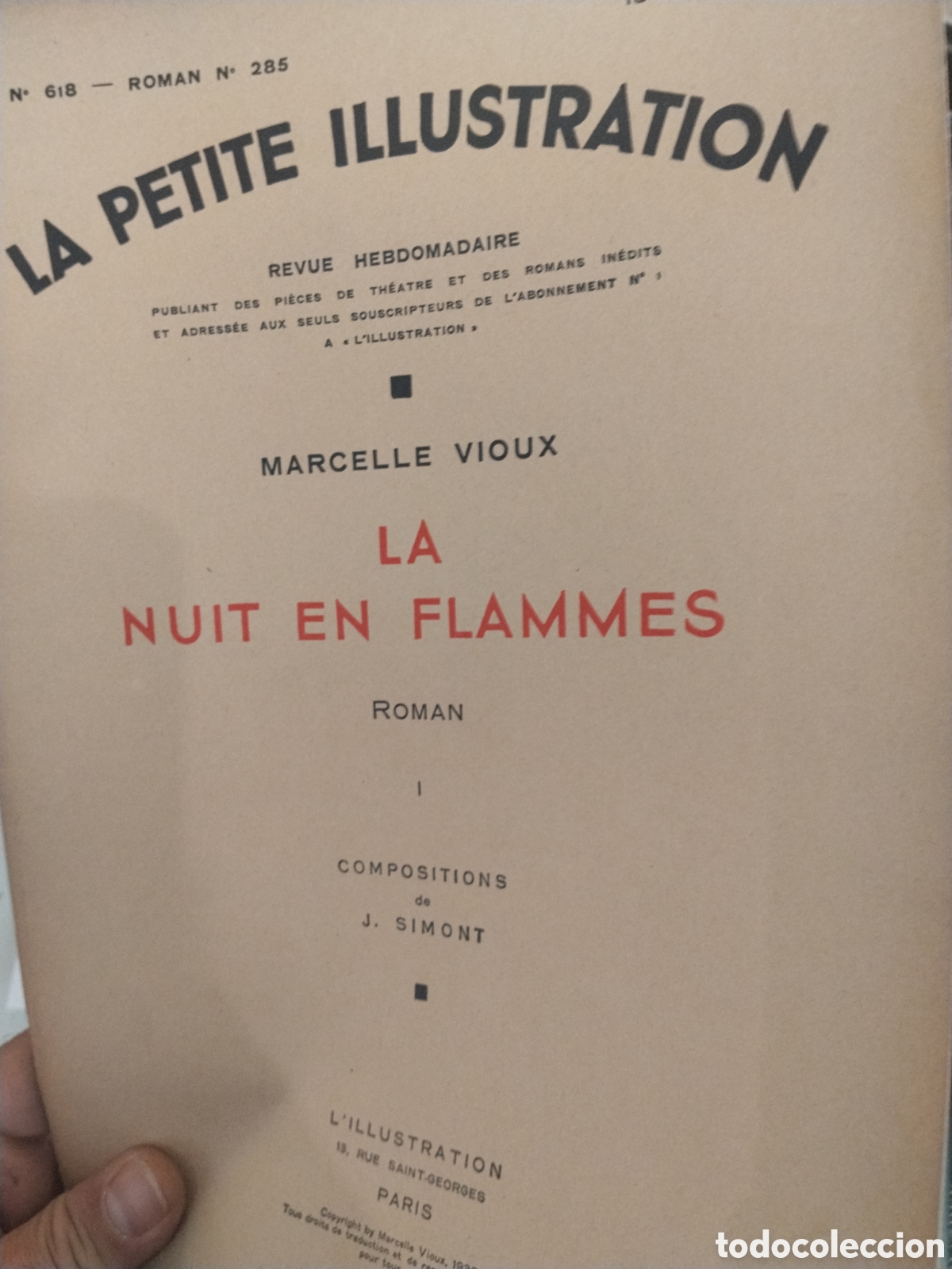 Collection Magazines and Newspapers: La petite Illustration. N. 284. 1933