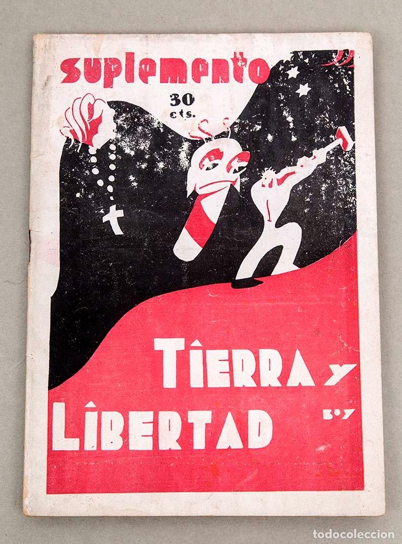 Colecionismo de Revistas e Jornais: TIERRA Y LIBERTAD - SUPLEMENTO - 1933 - A&Ntilde;O II NUM. 9