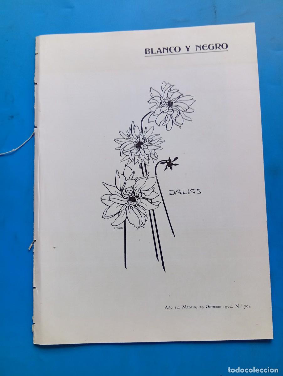 Collection Magazines and Newspapers: BLANCO Y NEGRO. N&ordm; 704. A&Ntilde;O 1904. EL ULTIMO FAUNO. TROVA DE ROSAS MUERTAS. EL MEDICO... LEER