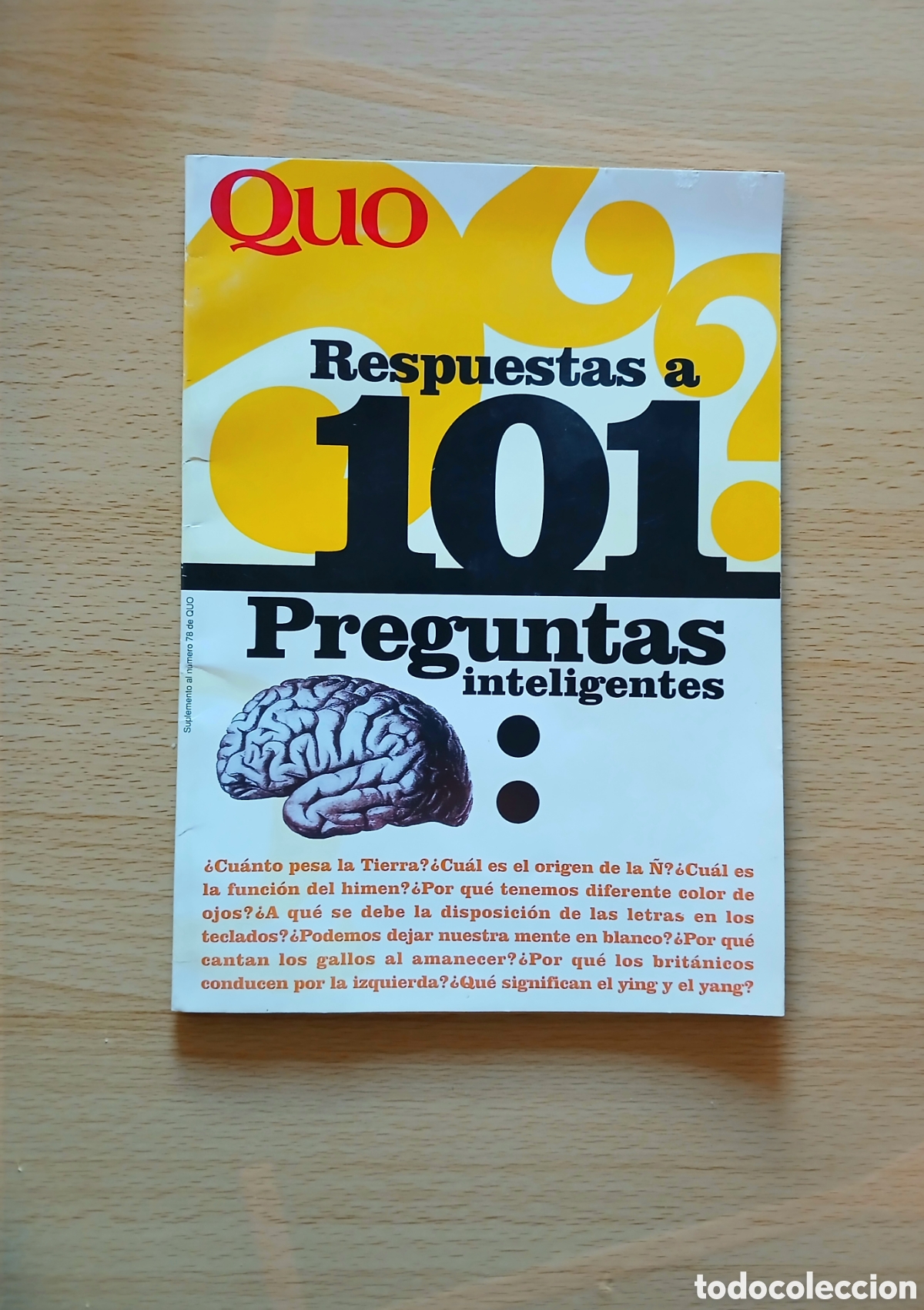 Sammeln von Zeitschriften und Zeitungen: Quo - Respuestas a 101 preguntas inteligentes