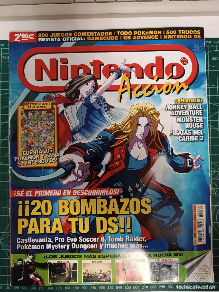 Coleccionismo de revistas y peri&oacute;dicos: 166 REVISTA NINTENDO N&ordm; 166, INCLUYE POSTER DESPLEGABLE