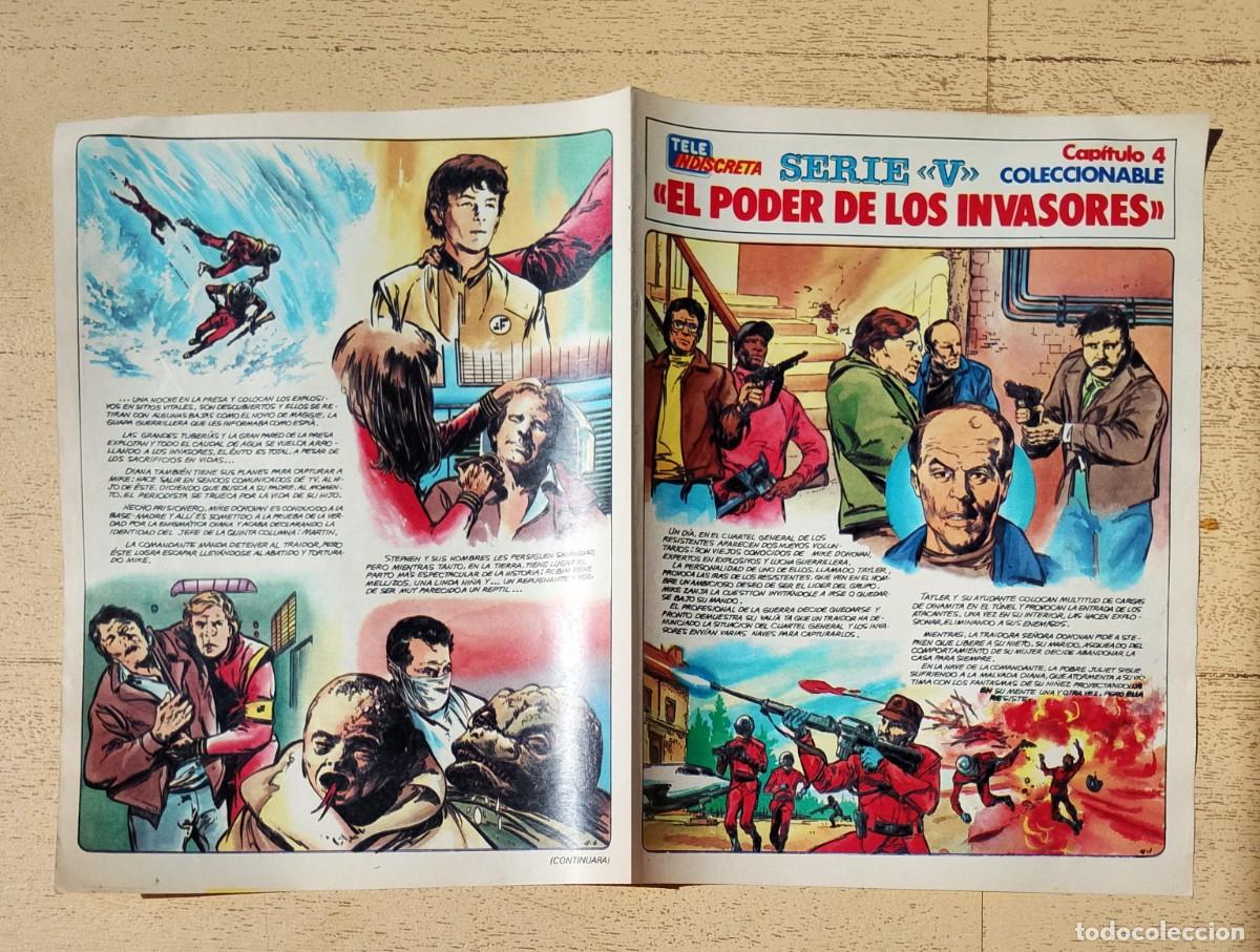 Collezionismo di Riviste e Giornali: Serie V Tele Indiscreta Coleccionable Los Visitantes Capitulo 4 El Poder de los Invasores