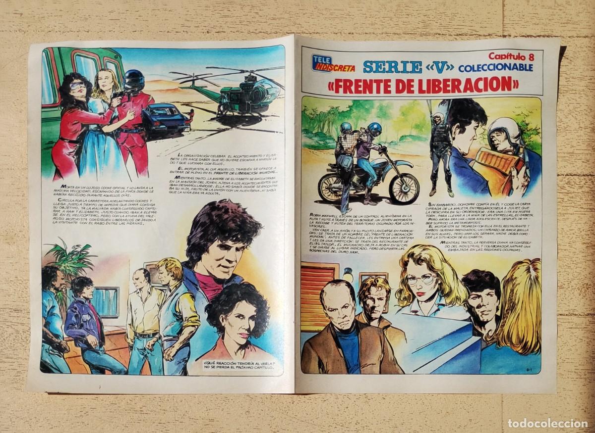 Coleccionismo de revistas y peri&oacute;dicos: Serie V Tele Indiscreta Coleccionable Los Visitantes Capitulo 8 Frente de Liberaci&oacute;n