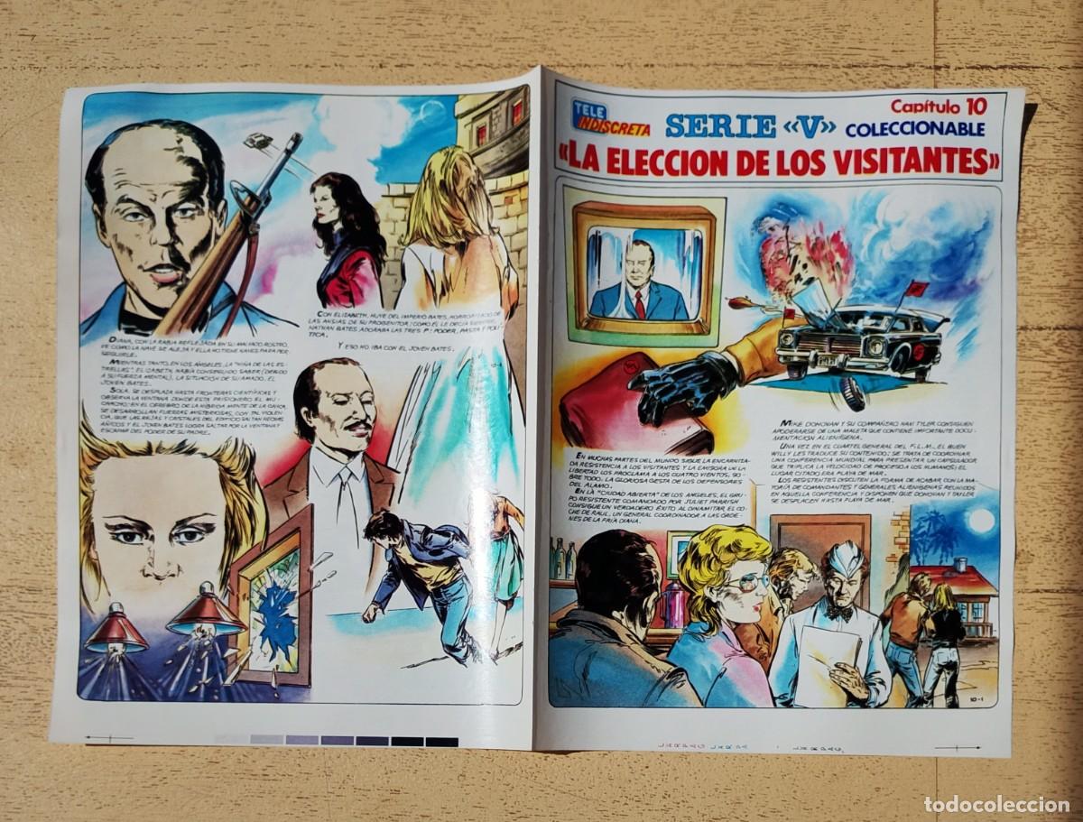 Coleccionismo de revistas y peri&oacute;dicos: Serie V Tele Indiscreta Coleccionable Los Visitantes Capitulo 10 La Elecci&oacute;n de los Visitantes