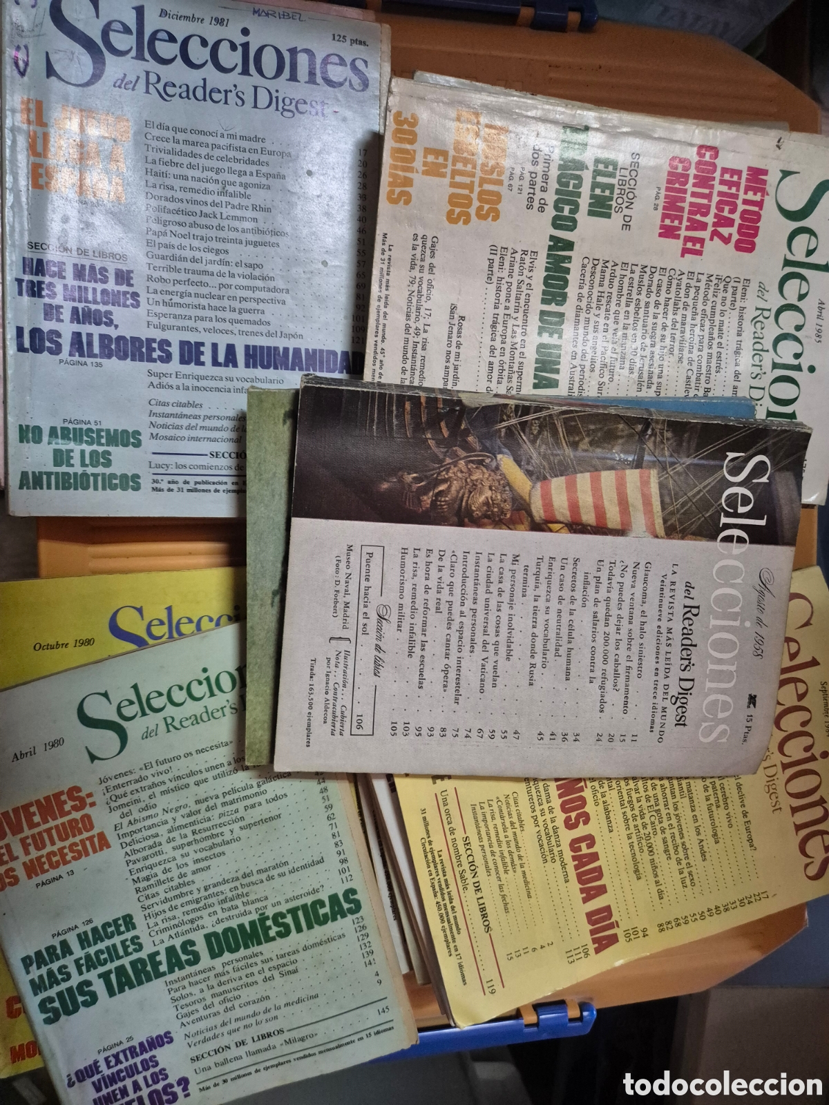 Coleccionismo de revistas y peri&oacute;dicos: SELECCIONES DEL READER'S DIGEST 60 NUMEROS