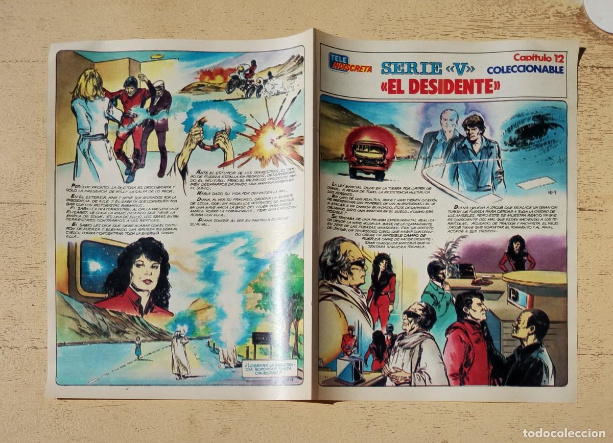 Coleccionismo de revistas y peri&oacute;dicos: Serie V Tele Indiscreta Coleccionable Los Visitantes Capitulo 12 El Desidente