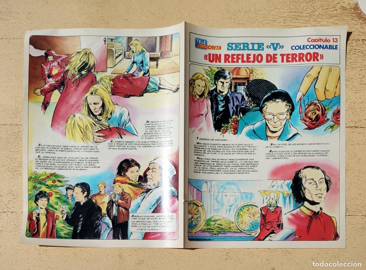 Coleccionismo de revistas y peri&oacute;dicos: Serie V Tele Indiscreta Coleccionable Los Visitantes Capitulo 13 Un Reflejo de Terror