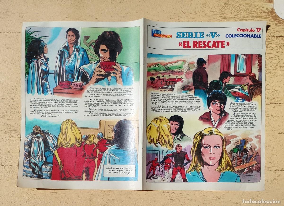 Coleccionismo de revistas y peri&oacute;dicos: Serie V Tele Indiscreta Coleccionable Los Visitantes Capitulo 17 El Rescate