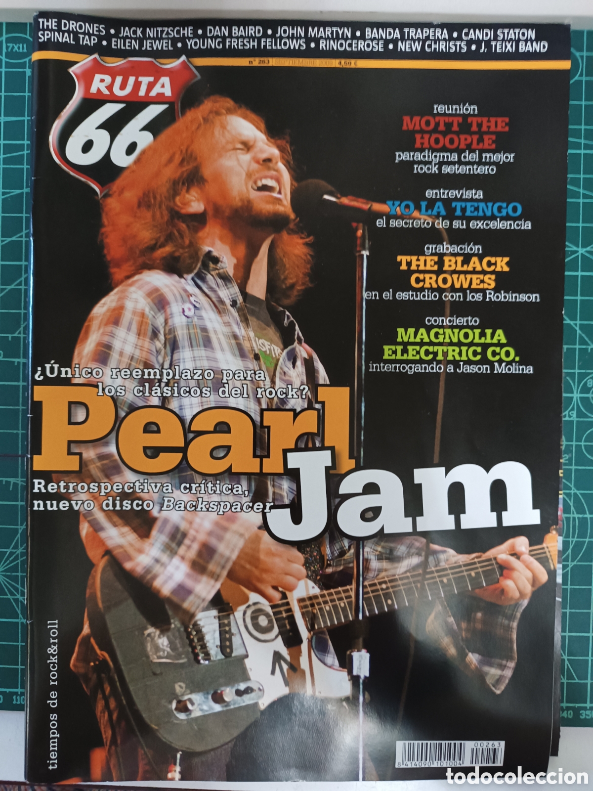 Coleccionismo de revistas y peri&oacute;dicos: RUTA 66, PEARL JAM, THE DRONES, JACK NITZSCHE, DAN BAIRD, JOHN MARTIN, BAMDA TRAPERA, ETC