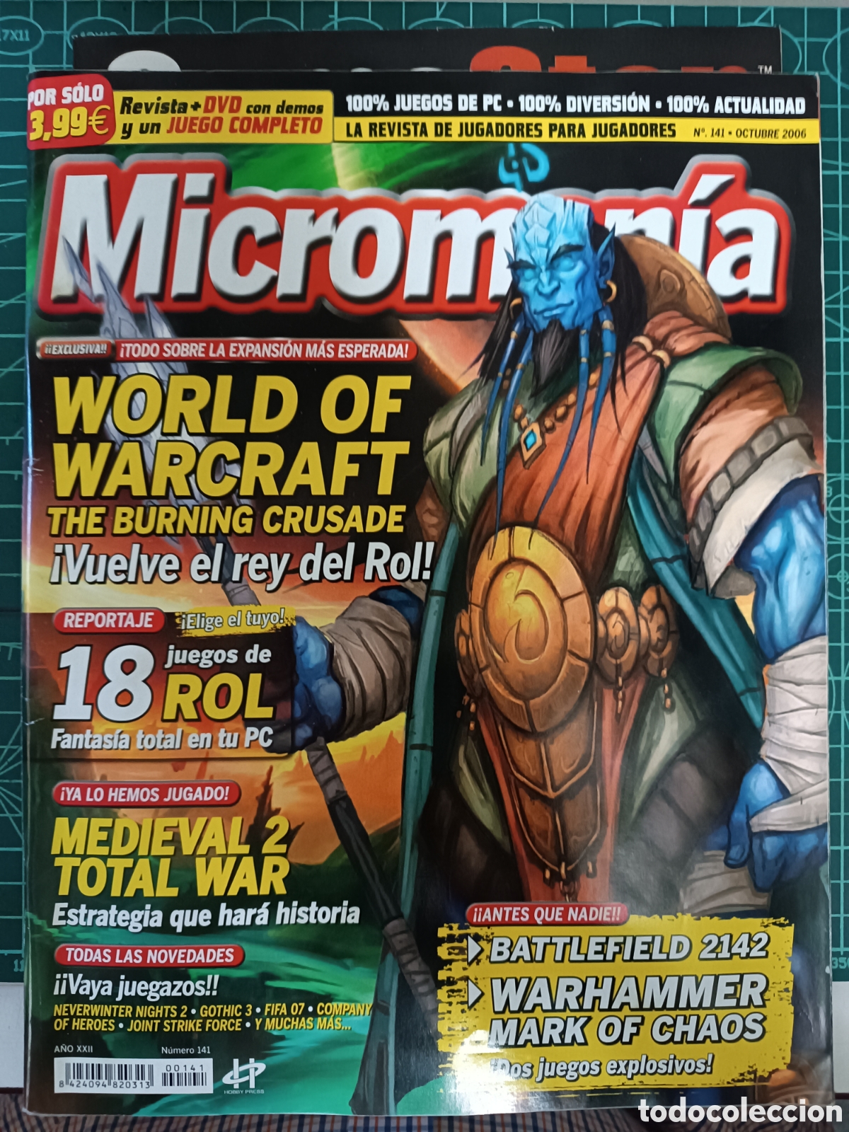 Coleccionismo de revistas y peri&oacute;dicos: MICROMAN&Iacute;A N&ordm; 141, WORLD OF WARCRAFT THE BURNING CRUSADE, MEDIEVAL 2 TOTAL WAR, ETC