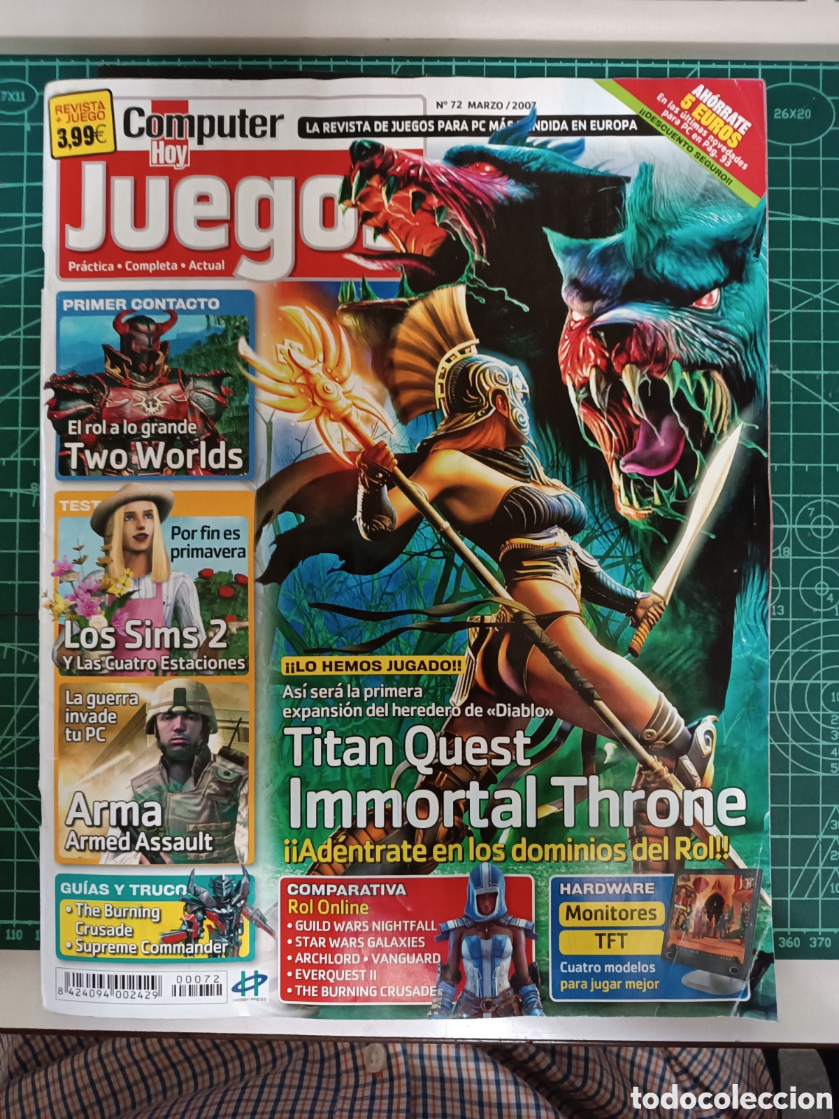 Coleccionismo de revistas y peri&oacute;dicos: COMPUTER HOY JUEGOS N&ordm; 72, TWO WORLDS, LOS SIMS 2, ARMA ARMED ASSAULT, TITAN QUEST IMMORTAL THRONE
