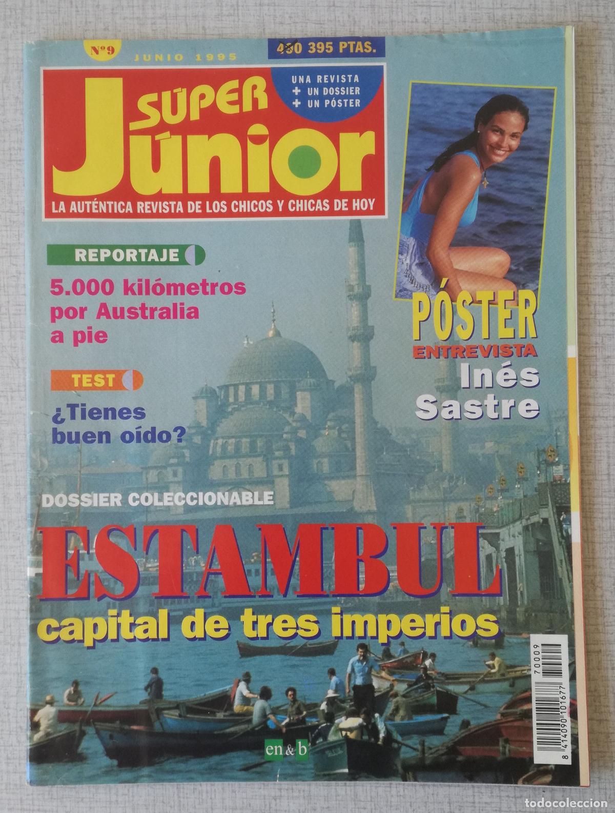 Coleccionismo de revistas y peri&oacute;dicos: Revista Super Junior, n&ordm; 9: Junio 1995 - Falta el poster