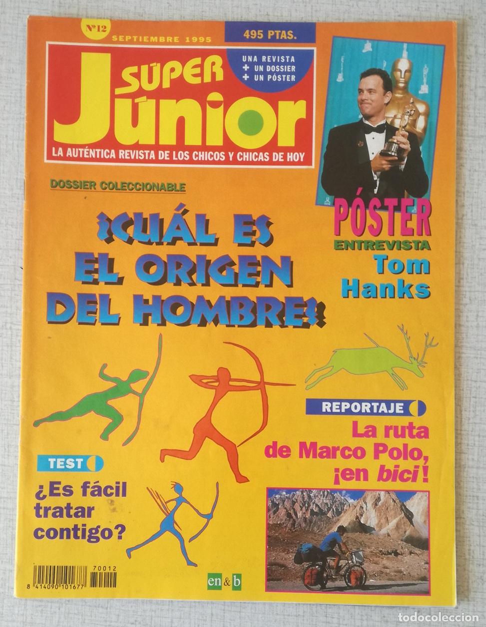Coleccionismo de revistas y peri&oacute;dicos: Revista Super Junior, n&ordm; 12: Septiembre 1995 - Falta el poster
