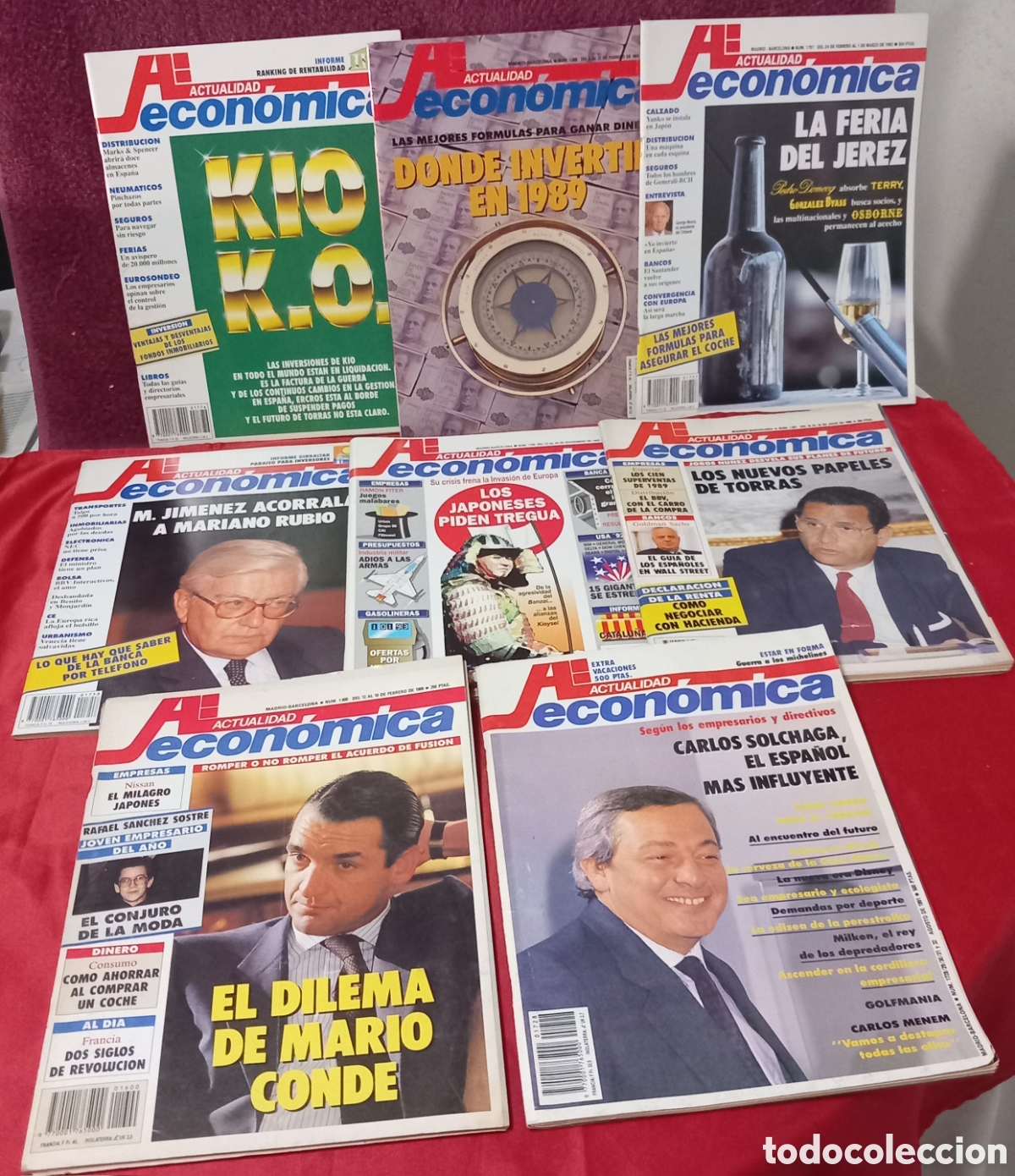 Collection Magazines and Newspapers: LOTE 9&times;REVISTAS ACTUALIDAD ECONOMICA(A&Ntilde;OS 80-90&rdquo;s)