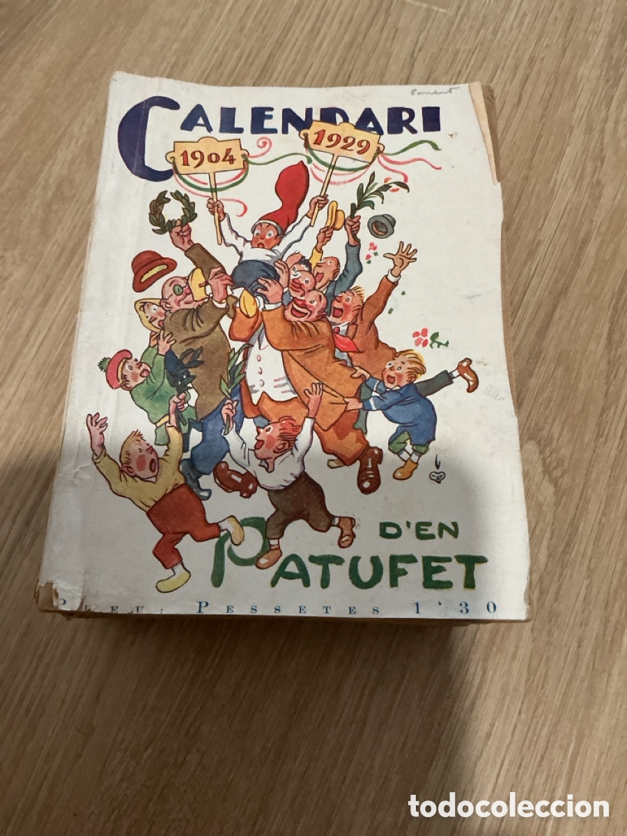 Coleccionismo de revistas y peri&oacute;dicos: Lote 8 ALMANAQUES &ldquo; Calendari d, en Patufet&rdquo; 1929-1936