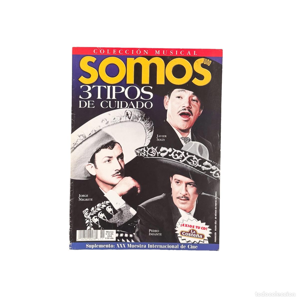 Coleccionismo de revistas y peri&oacute;dicos: Revista Somos N&ordm; 213 3 Tipos de Cuidado, Javier Solis, Jorge Negrete y Pedro Infante