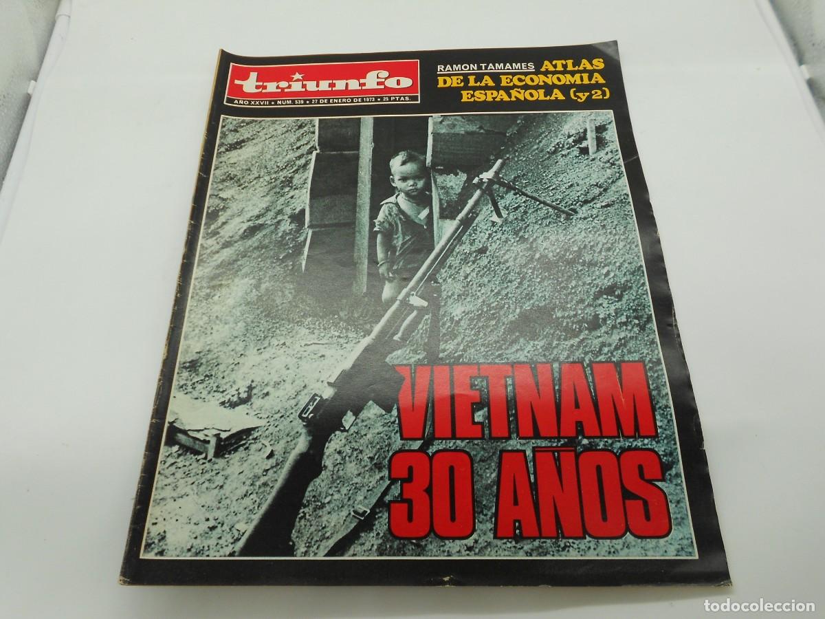 Coleccionismo de revistas y peri&oacute;dicos: revista triunfo muy cuidada mucha publicidad de epoca a&ntilde;os 70