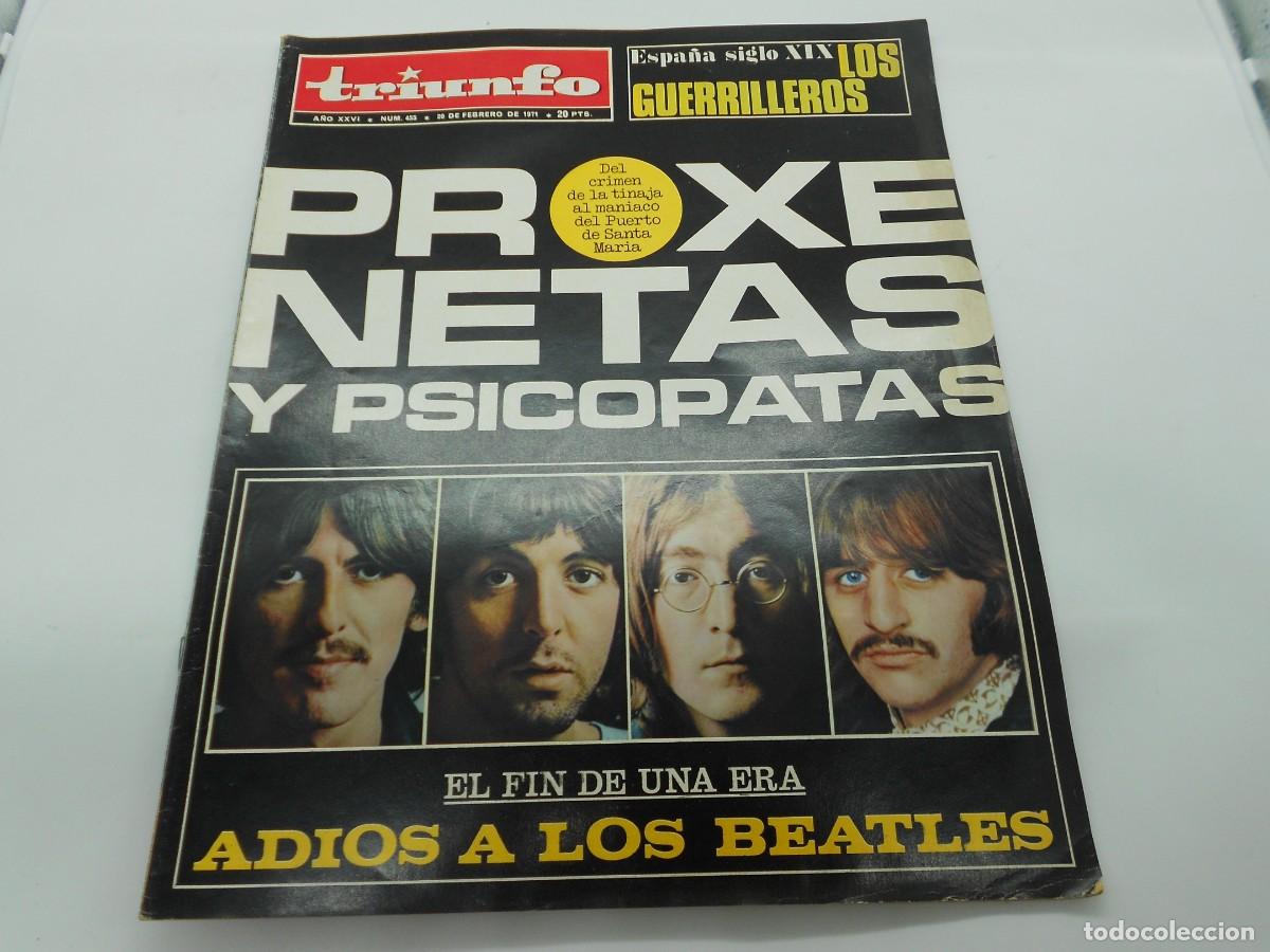 Coleccionismo de revistas y peri&oacute;dicos: revista triunfo muy cuidada mucha publicidad de epoca a&ntilde;os 70