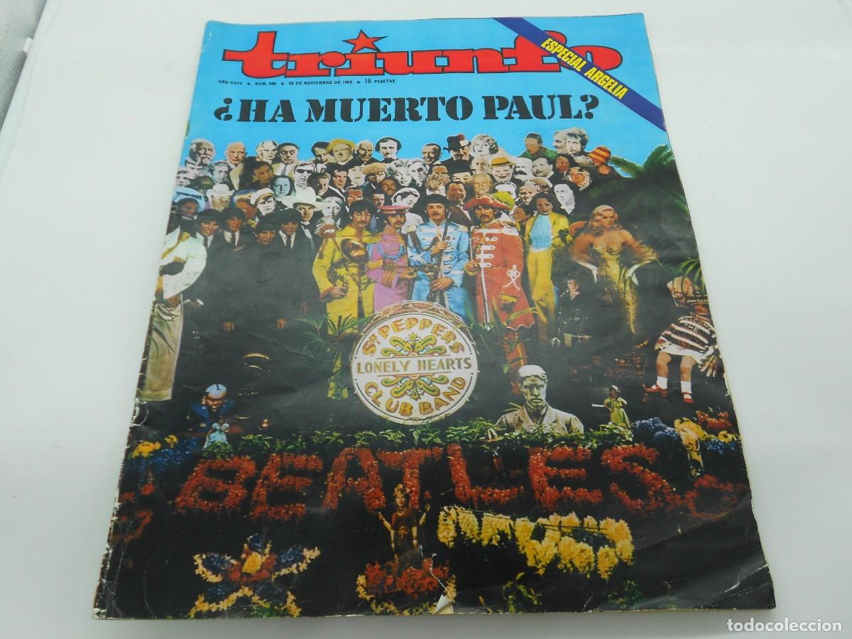 Coleccionismo de revistas y peri&oacute;dicos: revista triunfo muy cuidada mucha publicidad de epoca a&ntilde;os 70
