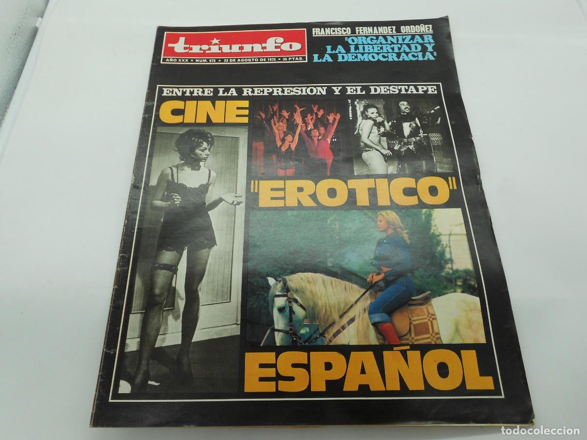 Coleccionismo de revistas y peri&oacute;dicos: revista triunfo muy cuidada mucha publicidad de epoca a&ntilde;os 70
