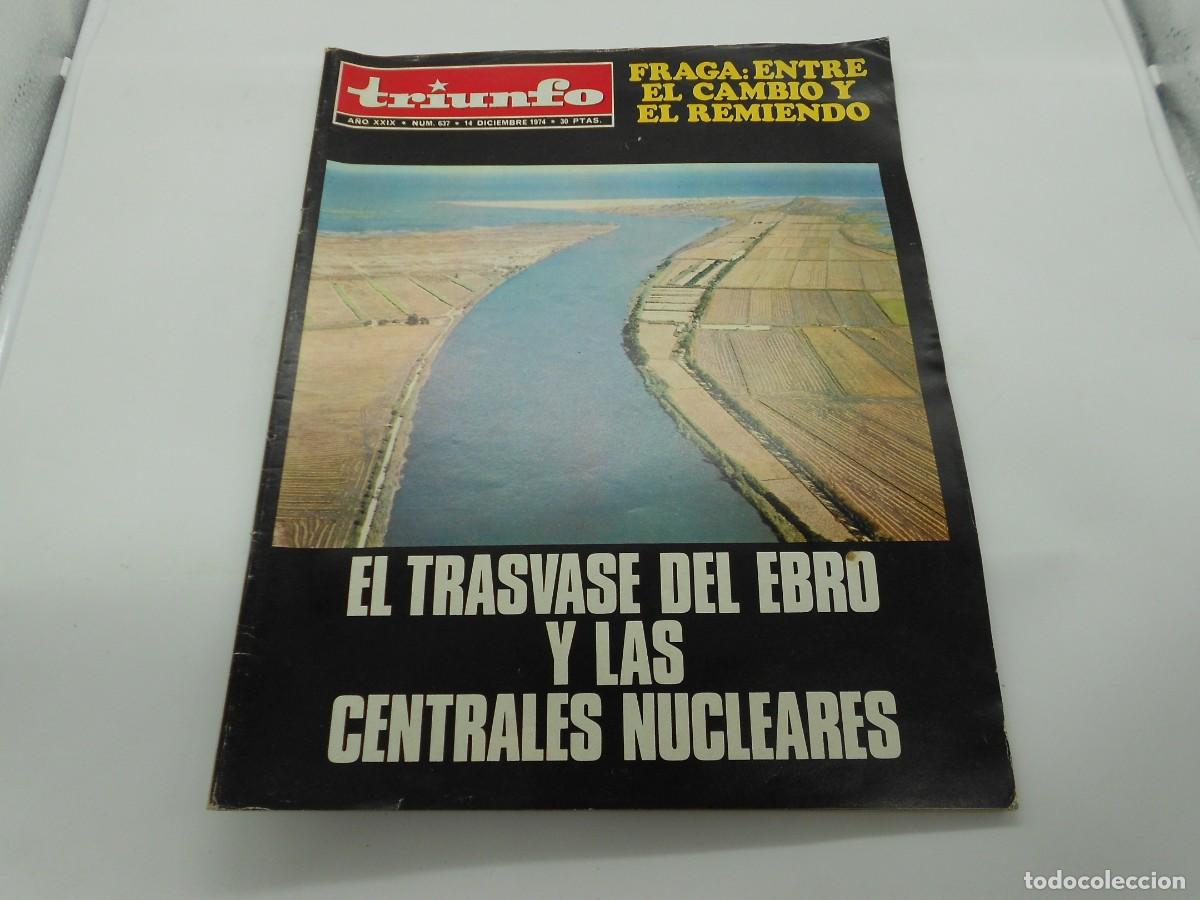 Coleccionismo de revistas y peri&oacute;dicos: revista triunfo muy cuidada mucha publicidad de epoca a&ntilde;os 70