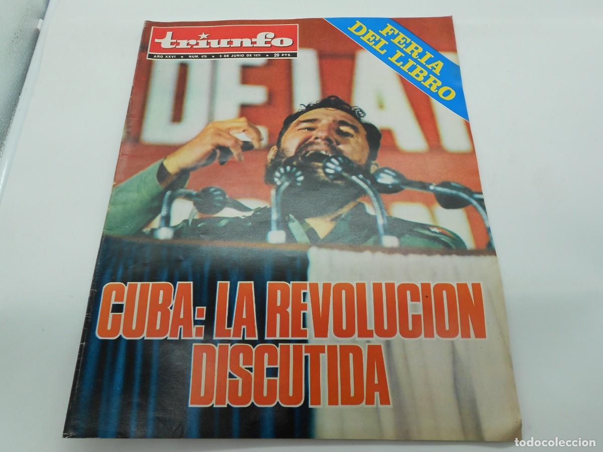 Coleccionismo de revistas y peri&oacute;dicos: revista triunfo muy cuidada mucha publicidad de epoca a&ntilde;os 70