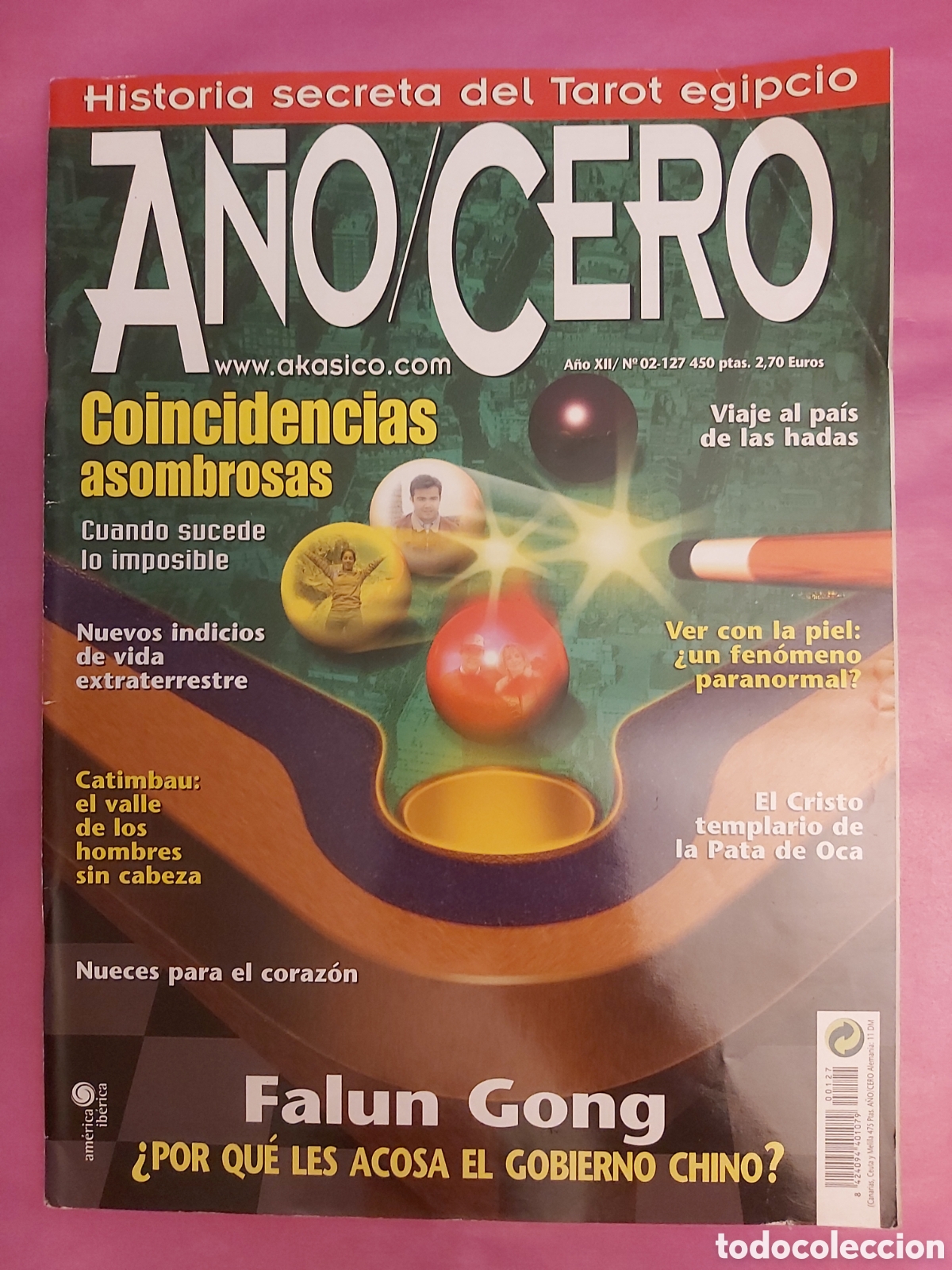 Coleccionismo de revistas y peri&oacute;dicos: REVISTA A&Ntilde;O CERO A&Ntilde;O XII N. 02 HISTORIA SECRETA DEL TAROT EGIPCIO FALUN GONG