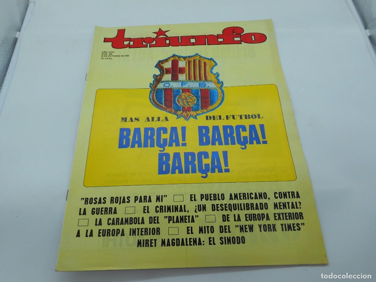 Coleccionismo de revistas y peri&oacute;dicos: revista triunfo muy cuidada mucha publicidad de epoca a&ntilde;os 70