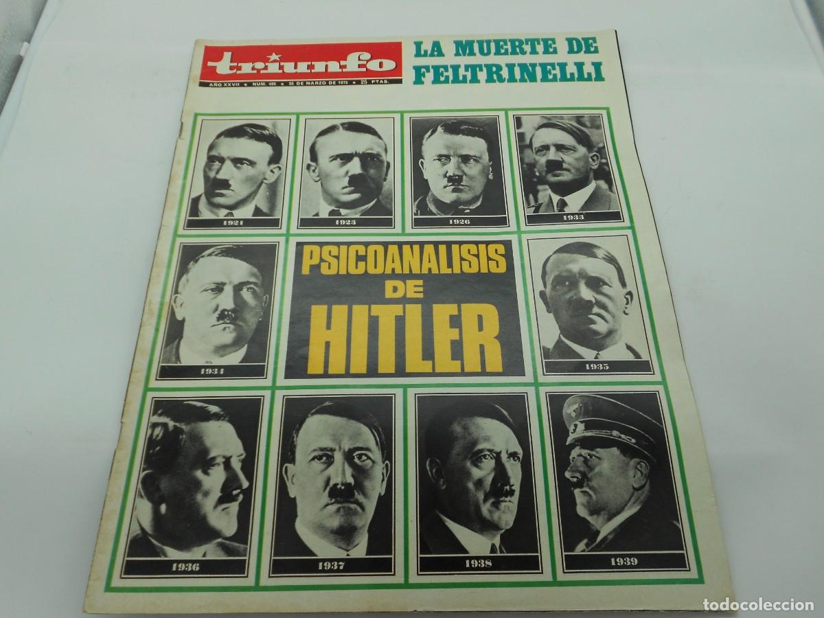 Coleccionismo de revistas y peri&oacute;dicos: revista triunfo muy cuidada mucha publicidad de epoca a&ntilde;os 70