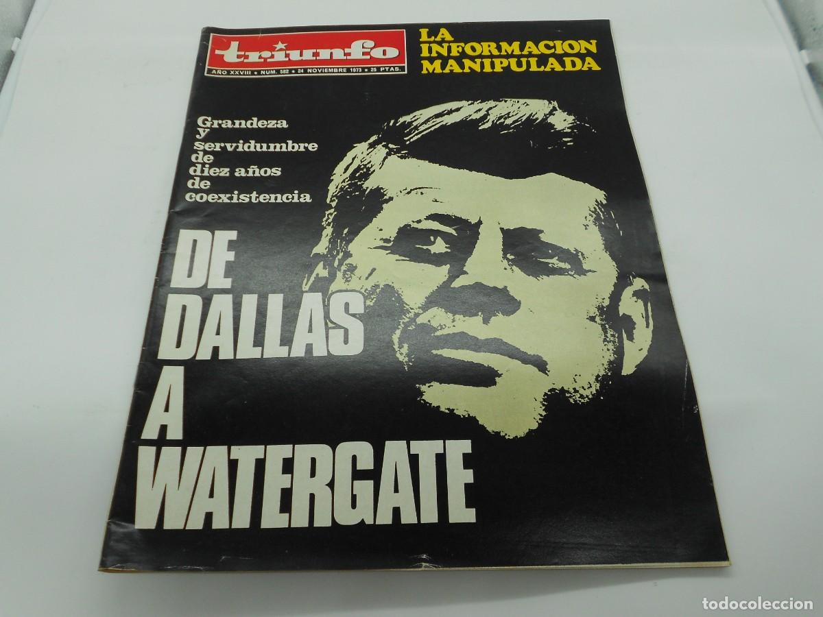 Coleccionismo de revistas y peri&oacute;dicos: revista triunfo muy cuidada mucha publicidad de epoca a&ntilde;os 70