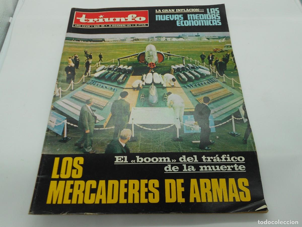 Coleccionismo de revistas y peri&oacute;dicos: revista triunfo muy cuidada mucha publicidad de epoca a&ntilde;os 70